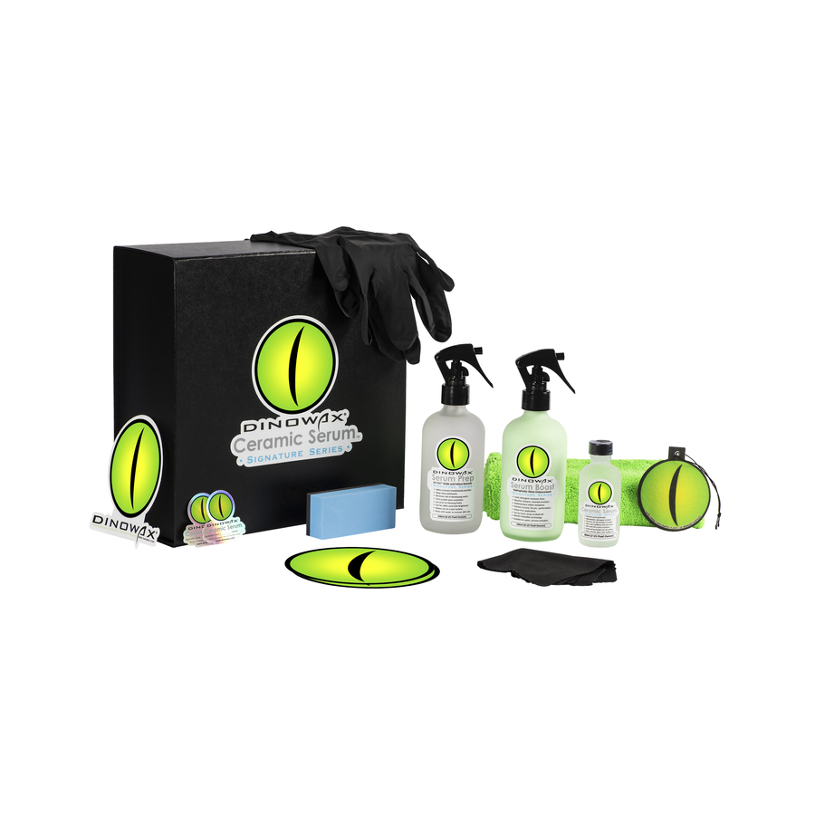 The Dinowax detailing starter kit contents