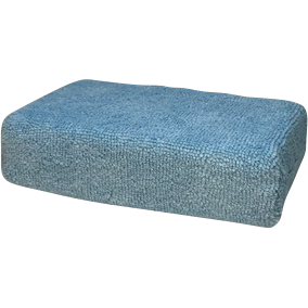 Microfiber "Brick" Applicator- Blue 4" x 6"